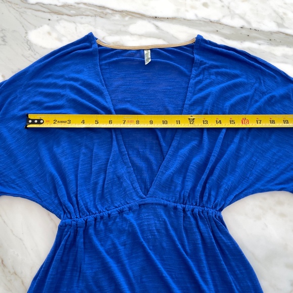 VITAMIN A BLUE BEACH COVER-UP DRESS SIZE SMALL NWOTS! - Picture 11 of 16